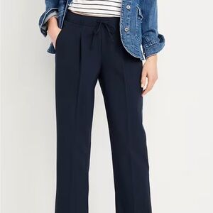 Old Navy Tan Billie Straight Leg Trousers